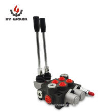 Manual Operated 2 Spool P40 Hydraulic Monoblock Valve